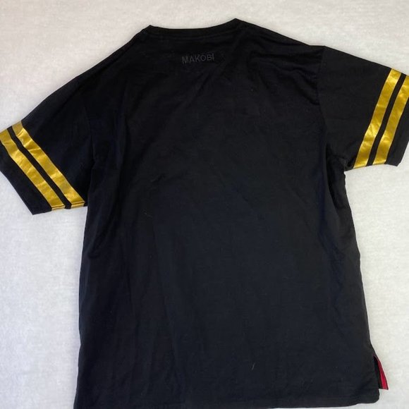 Makobi Savage El Chapo Fashion T Shirt Size 3X Black w/ Gold Accent - Picture 5 of 7